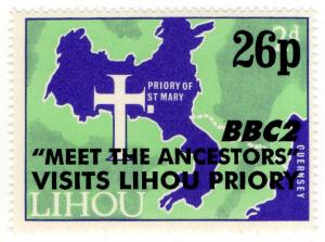 (I.B-JA) Cinderella Collection : Lihou Island 26p Overprint (BBC2 Visit)