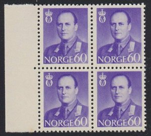 NORWAY 60ore SG480 block of 4 MNH...........................................H251