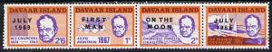 Davaar Island 1969 Churchill set of 4 opt'd Moon Landing ...