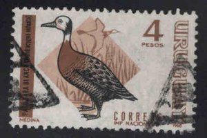 Uruguay Scott 754 Used duck bird stamp