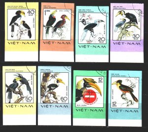 Vietnam. 1977. 898u-905u. Birds, fauna. USED. 