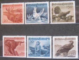 Liechtenstein MNH Selection #219//225- SCV=$29.00