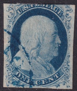 #9 Used, F-VF, Neat cancel (CV $100 - ID42937) - Joseph Luft