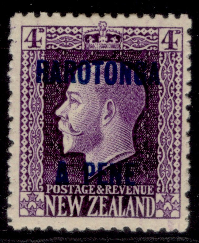 COOK ISLANDS GV SG50c, 4d bright violet, M MINT. 