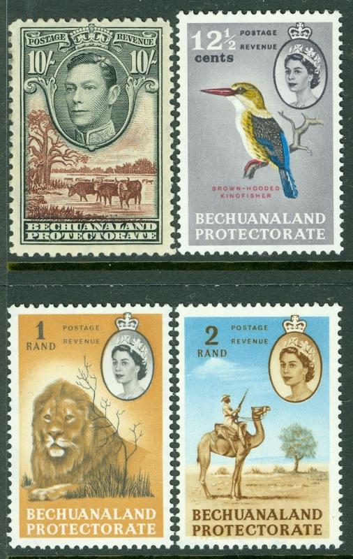 BECHUANALAND : 1938-61. Stanley Gibbons #128, 175, 80-81 Key Values. VF, Mint NH