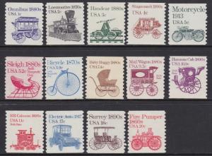 US 1897-1908 Transportation Set MNH
