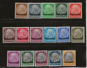 France N43-N58 Set. MH