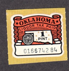 Oklahoma State Revenue, Liquor SRS # L5 MNH Lot 230719 -06