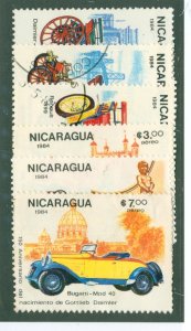 Nicaragua 1360-65 USED BIN $1.95