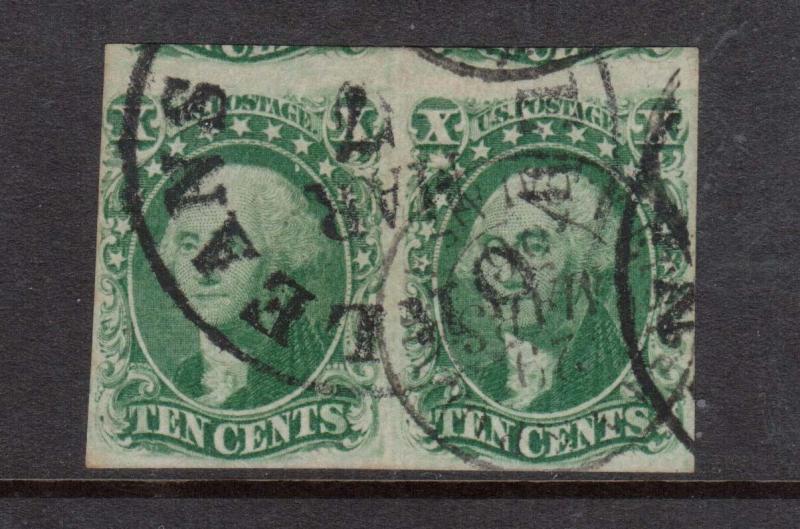 USA #15 Type III Used Pair