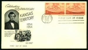#1061 Kansas Territory - Fleetwood Cachet