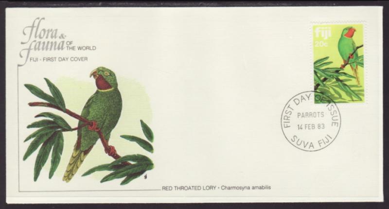 Fiji Bird 1983 Fleetwood U/A FDC BIN