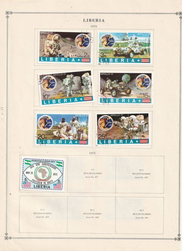 Liberia Collection A - 21 Scans - All the stamps are in the scans.