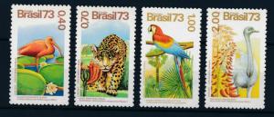 [37495] Brazil Brasilien 1973 Birds Vögel Oiseaux Ucelli  Jaguar MLH