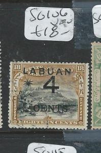 LABUAN  (P0108B)  MOUNTAIN   4CC/18C  SG 106  VFU