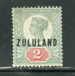 ZULULAND  SCOTT #3 MINT HINGED WITH VERTICAL CREASE==SCOTT $25.00