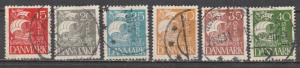 Danemark  1927  Scott No. 192-97  (O) Complet