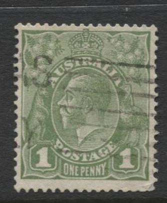 Australia - Scott 114 - KGV Head -1931 - FU - Wmk 228 - 1p Stamp7