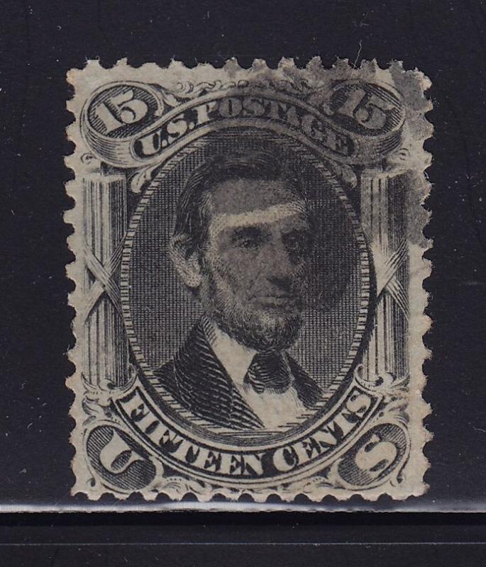 77 F-VF used neat cancel with nice color cv $ 180 ! see pic !