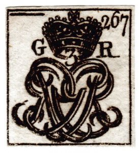 (I.B) George III Revenue : Impressed Duty Cypher Seal (267)