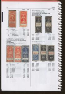 2017 The Canadian Revenue Stamp Catalogue by ESJ Van Dam 214 Pages Spiral Bound
