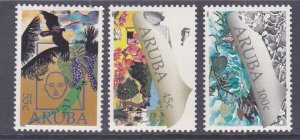 Aruba 53-55 MNH 1990 Man Living in Harmony - Environmental Protection Set of 3