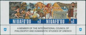 Niuafo'ou 1996 SG247-248 UNESCO pair MNH