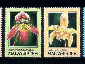 [79906] Malaysia 1994 Flora Flowers Blumen Orchids  MNH