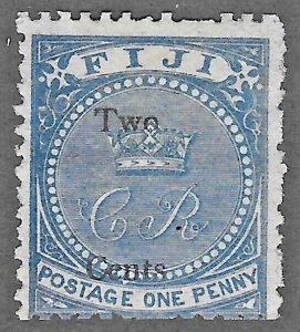 Fiji (1872) - Scott # 18,   MH