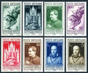 Vatican 47-54,MNH/MLH. Catholic Press Conference.St John Bosco,Francis de Sales.