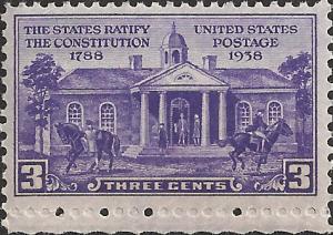 # 835 MNH -  SCV-0.45 - CONSTITUTION RATIFICATION