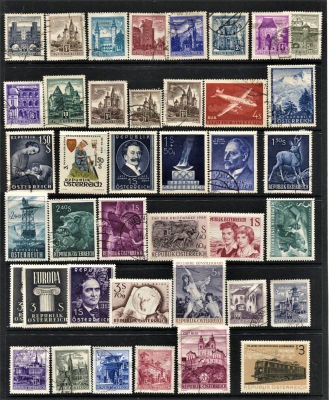 STAMP STATION PERTH Austria #40 Mint / Used Selection - Unchecked