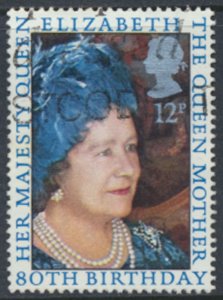 GB  SC# 919  SG 1129  Used Queen Mother Birthday see details & scans