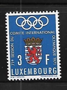 LUXEMBOURG 499 MNH OLYMPIC RINGS