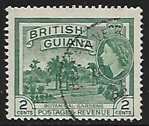 British Guiana # 254 - Botanical Gardens - used.....{BRN31}