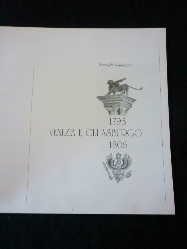 1798 VENEZIA E GLI ASBURGO 1806 by FRANCO RIGO / VENEZIA LE VIE DELLA POSTA