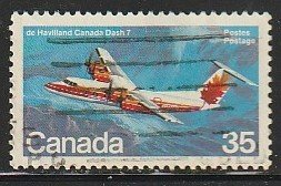 1981 Canada - Sc 906 - used VF - 1 single - de Haviland Canada Dash-7