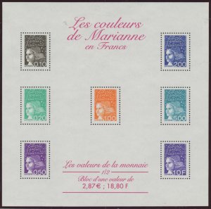 France #2603a Mint (NH) Souvenir Sheet