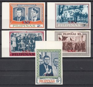 Philippines, 1968 Cinderella issue. Pres. Kennedy IMPERF issue. S.N.V o/print. ^