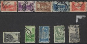 United States #740-749 Used Single (Complete Set) 1934 National Parks Issue