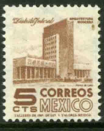 MEXICO 875, 5cents 1950 Definitive 2nd Printing wmk 300. MINT, NH. F-VF.