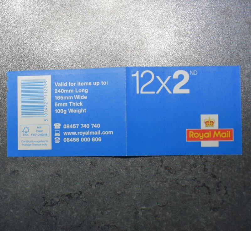 GB Stamps Books Panes  SGME4b  M13L  M   2013   ~~L@@K~~
