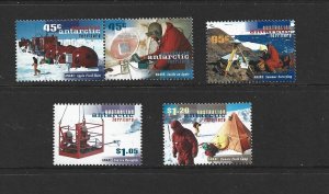 AUSTRALIAN  ANTARCTIC TERRITORY - 1997 RESEARCH - SCOTT L102 TO L106 - MNH