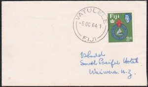 FIJI 1964 cover to New Zealand - VATULELE cds..............................B2619