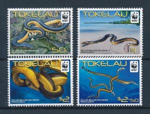 [112107] Tokelau 2011 Reptiles WWF Yellow-bellied sea snake  MNH