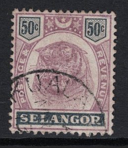 Malaya Selangor SG# 59 Used - S19751