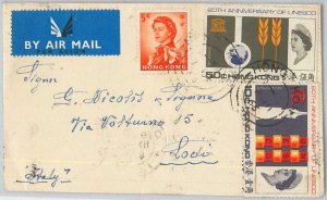 65659 - HONG KONG  -  POSTAL HISTORY - AIRMAIL Cover to ITALY