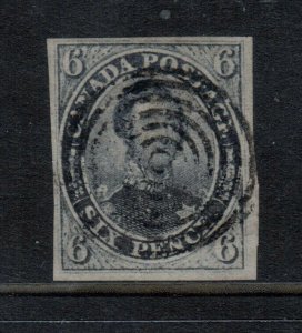 Canada #2 Very Fine Used Laid Paper