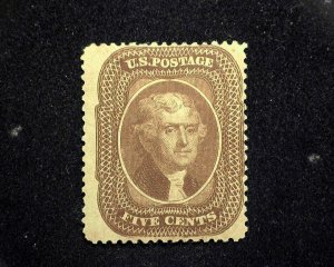 HS&C: Scott #30a Fresh rich color stamp. 4-15 PSE Choice F MH US Stamp