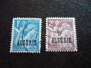 Stamps - Algeria - Scott# 192,194 - Used Set of 2 Stamps